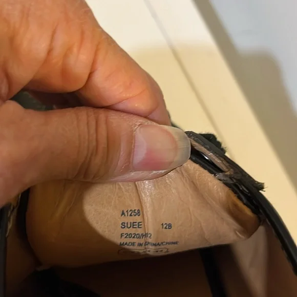 NWOT COACH SUEE BLACK MONOGRAM SNEAKERS SIZE 12 - Picture 4 of 6